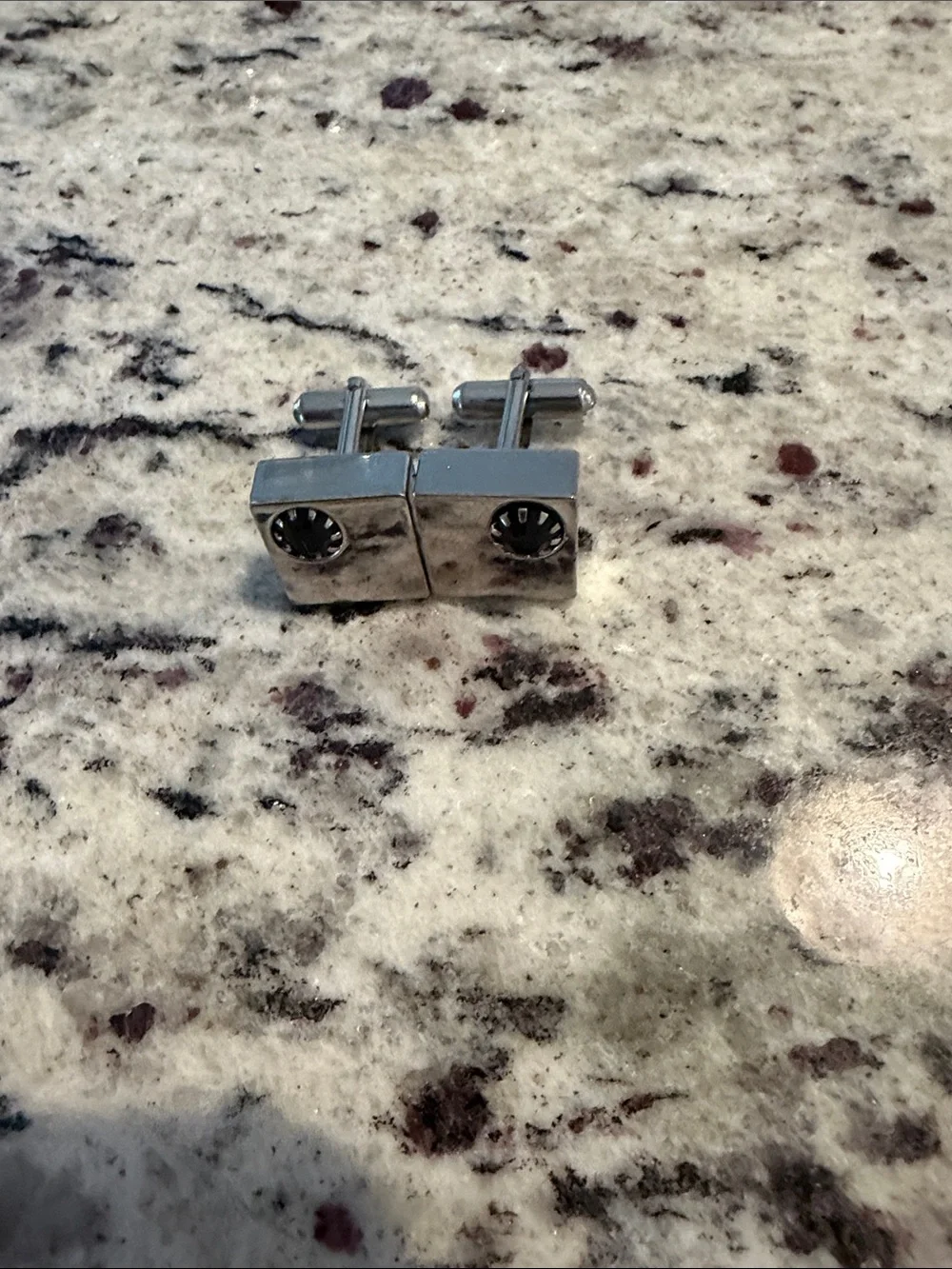 Mixed Gold & Silver Cufflink Set